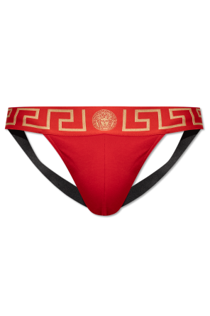 Red Thong with Medusa head Versace - Vitkac AS